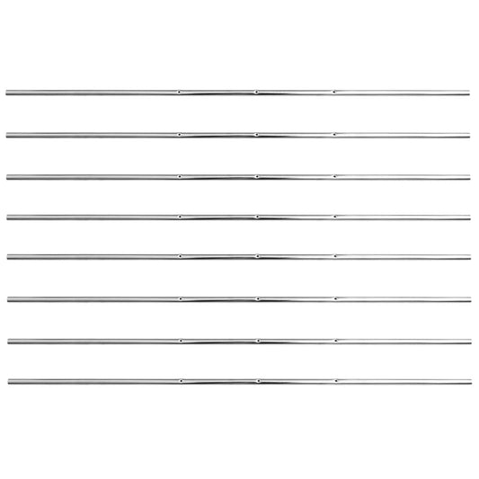 Stangen für Tischfußball 8 Stk. 15,9 mm