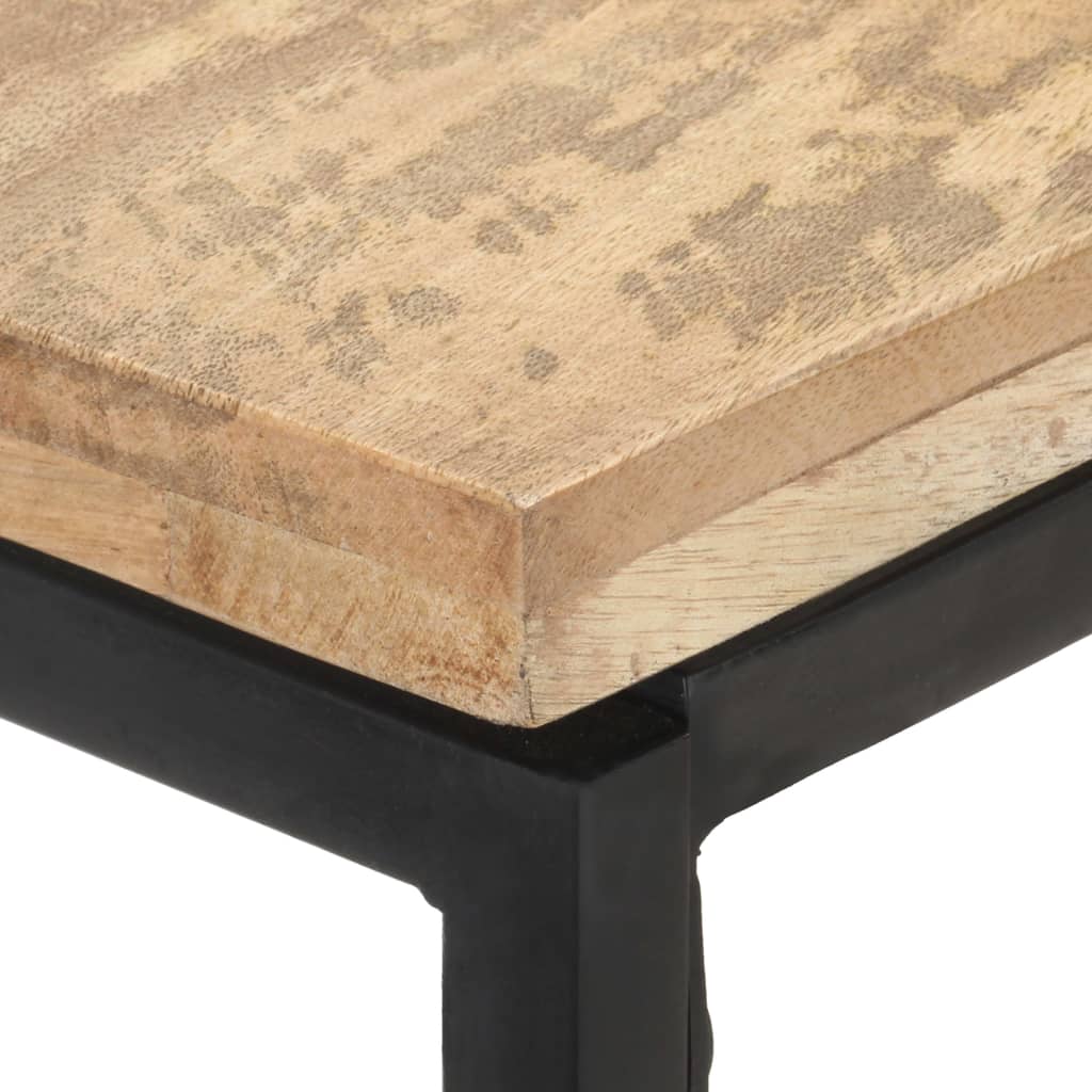 Konsolbord 110x35x75 cm mango massivt træ