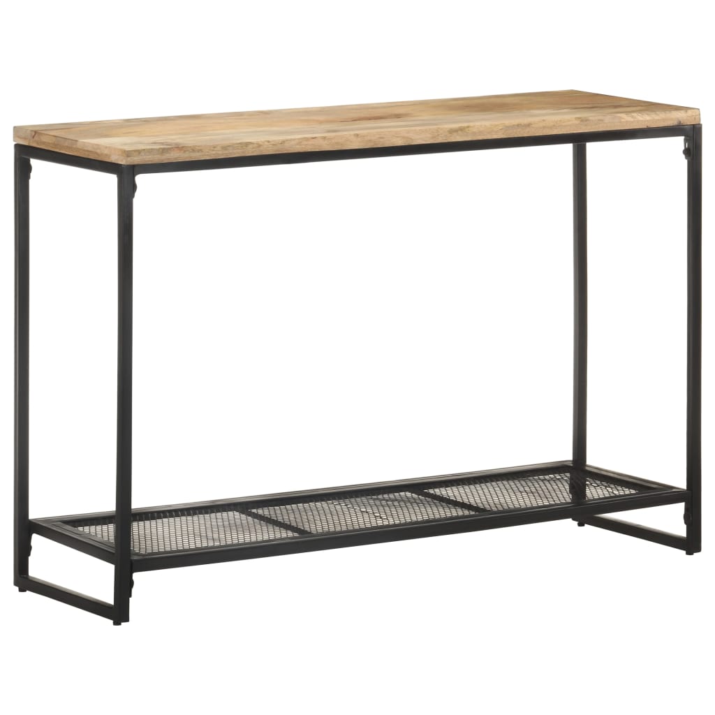 Konsolbord 110x35x75 cm mango massivt træ