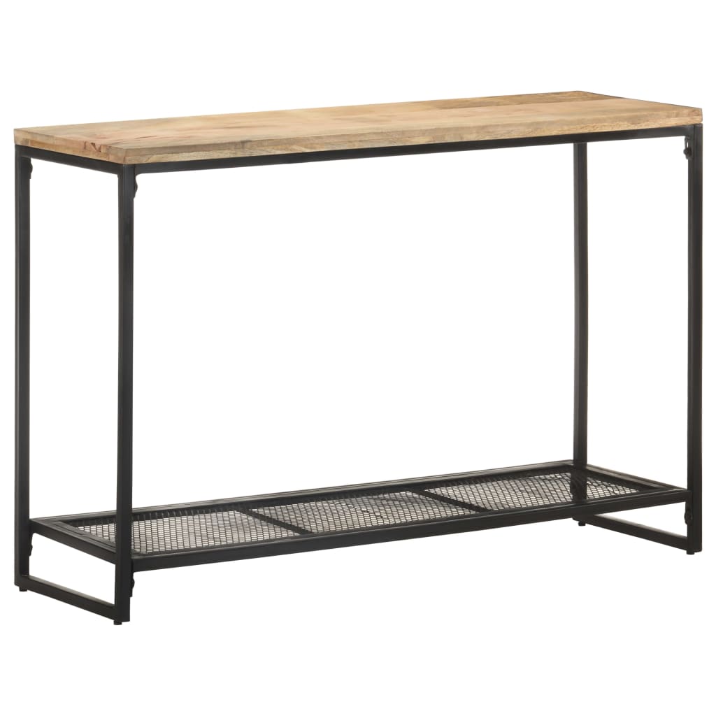 Konsolbord 110x35x75 cm mango massivt træ