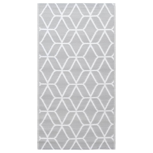 Outdoor-Teppich ARAKIL Grau 190x290 cm PP