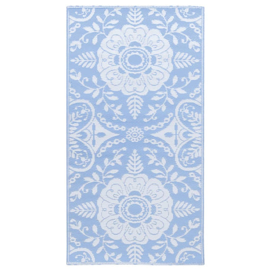 Outdoor-Teppich ARAKIL Babyblau 80x150 cm PP