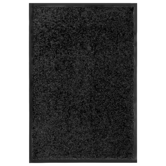Dørmåtte Vaskbar Sort 40x60 cm