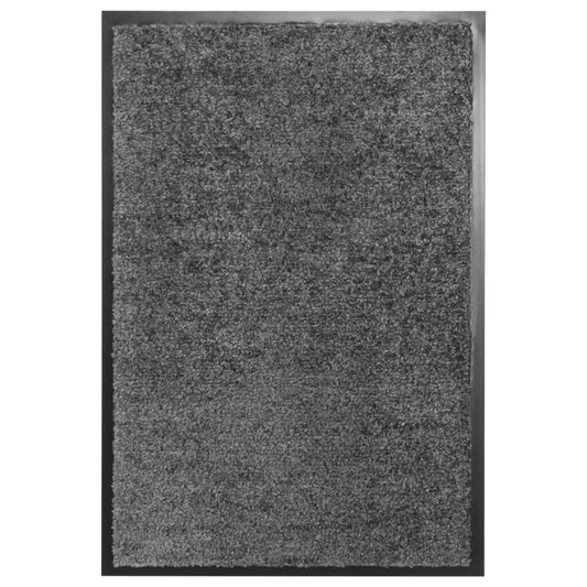 Dørmåtte Vaskbar antracit 40x60 cm