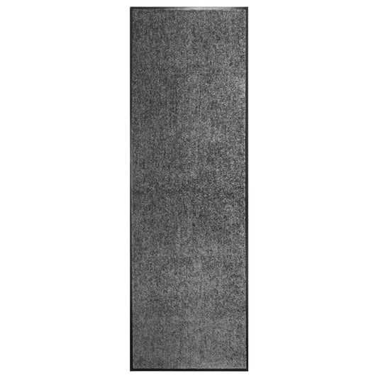 Dørmåtte Vaskbar antracit 60x180 cm