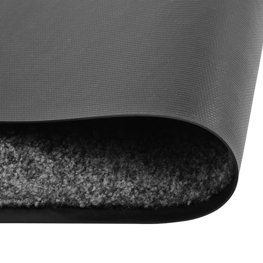 Dørmåtte Vaskbar antracit 60x180 cm