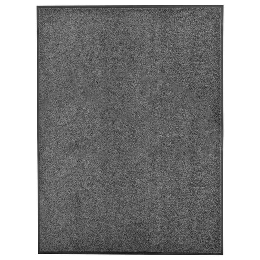 Dørmåtte Vaskbar antracit 90x120 cm