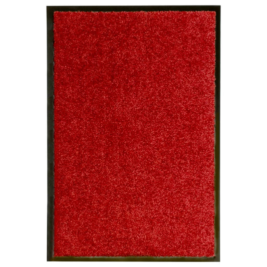 Dørmåtte Vaskbar Rød 40x60 cm