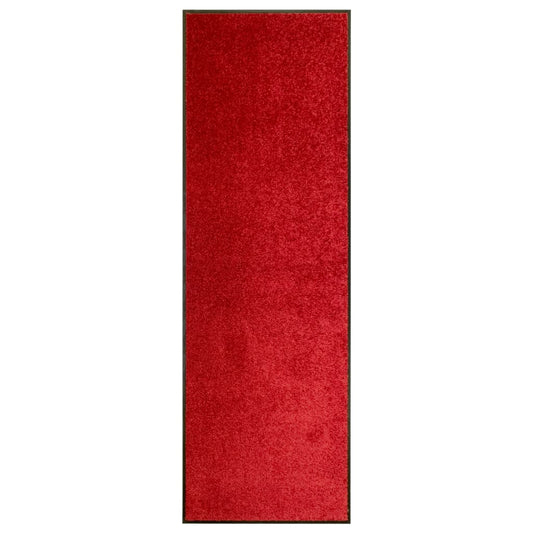 Dørmåtte Vaskbar Rød 60x180 cm