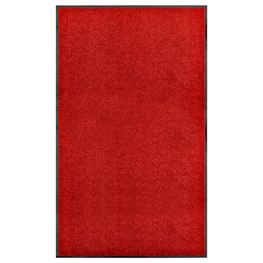 Dørmåtte Vaskbar Rød 90x150 cm