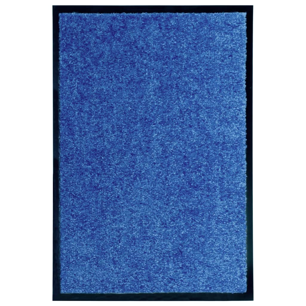 Dørmåtte Vaskbar Blå 40x60 cm