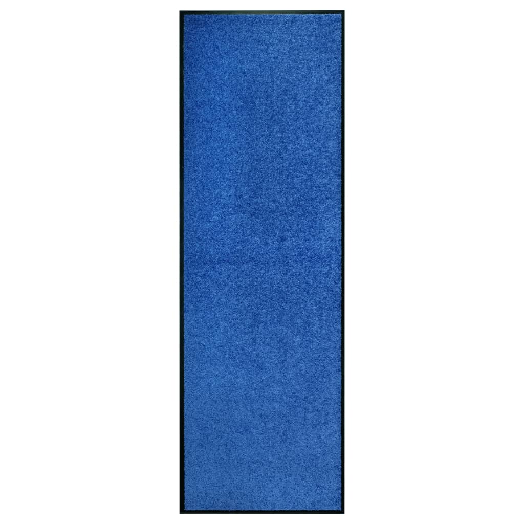 Dørmåtte Vaskbar Blå 60x180 cm