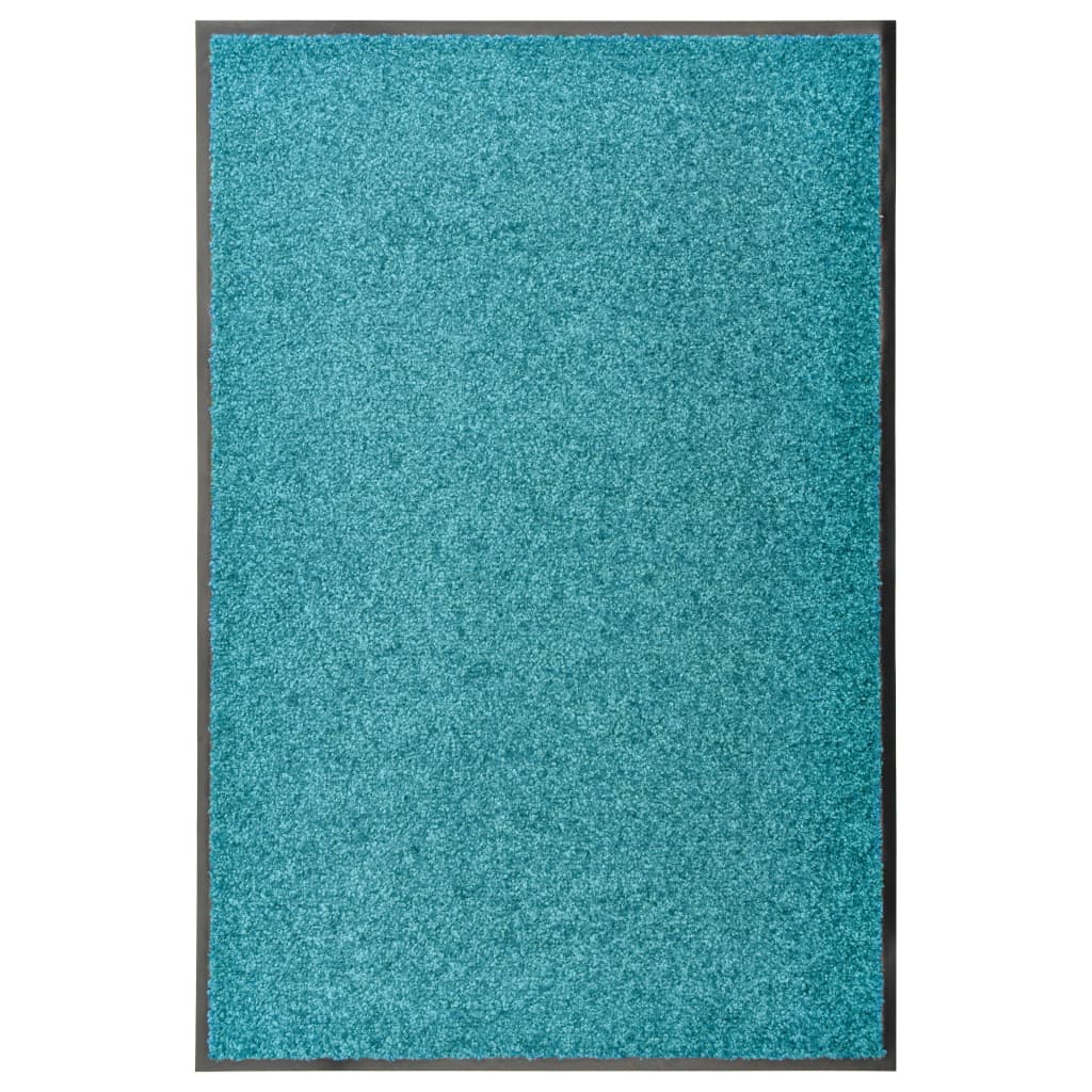 Dørmåtte Vaskbar Cyan 60x90 cm