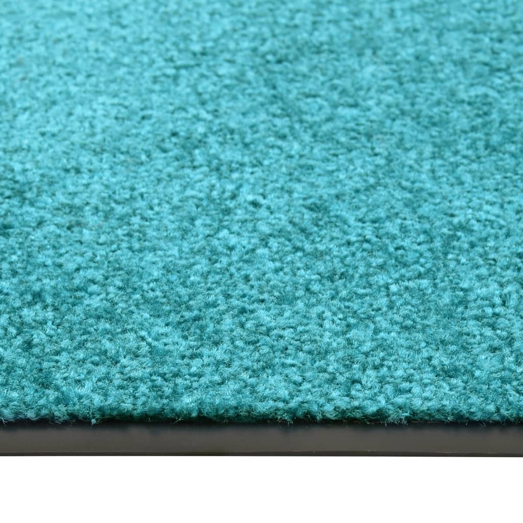 Dørmåtte Vaskbar Cyan 60x90 cm