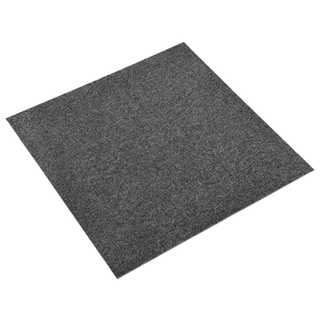 Tæppefliser 20 stk. 5 m² 50x50 cm antracit