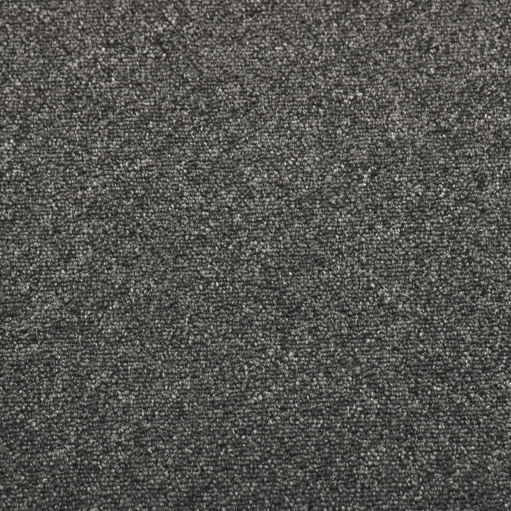 Tæppefliser 20 stk. 5 m² 50x50 cm antracit