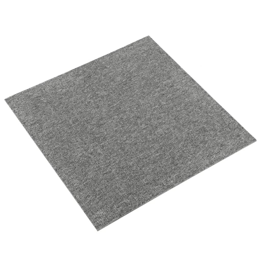 Tæppefliser 20 stk 5 m² 50x50 cm grå
