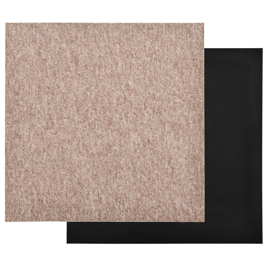 Tæppefliser 20 stk 5 m² 50x50 cm Beige