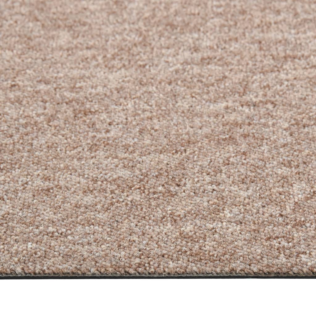 Tæppefliser 20 stk 5 m² 50x50 cm Beige
