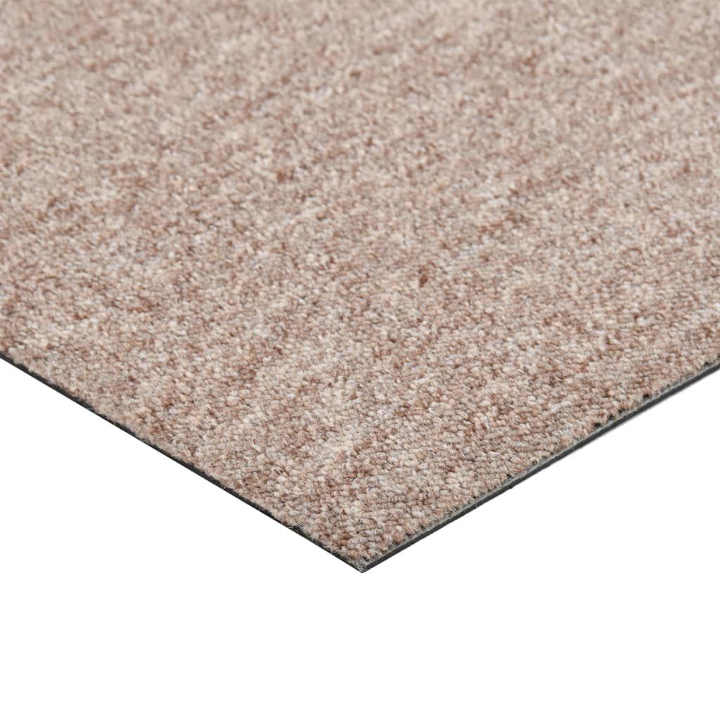 Tæppefliser 20 stk 5 m² 50x50 cm Beige