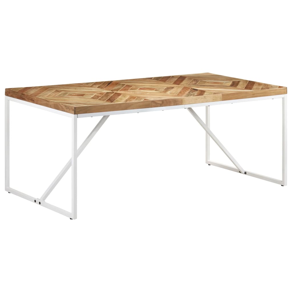 Spisebord 180x90x76 cm akacie og mango massivt træ