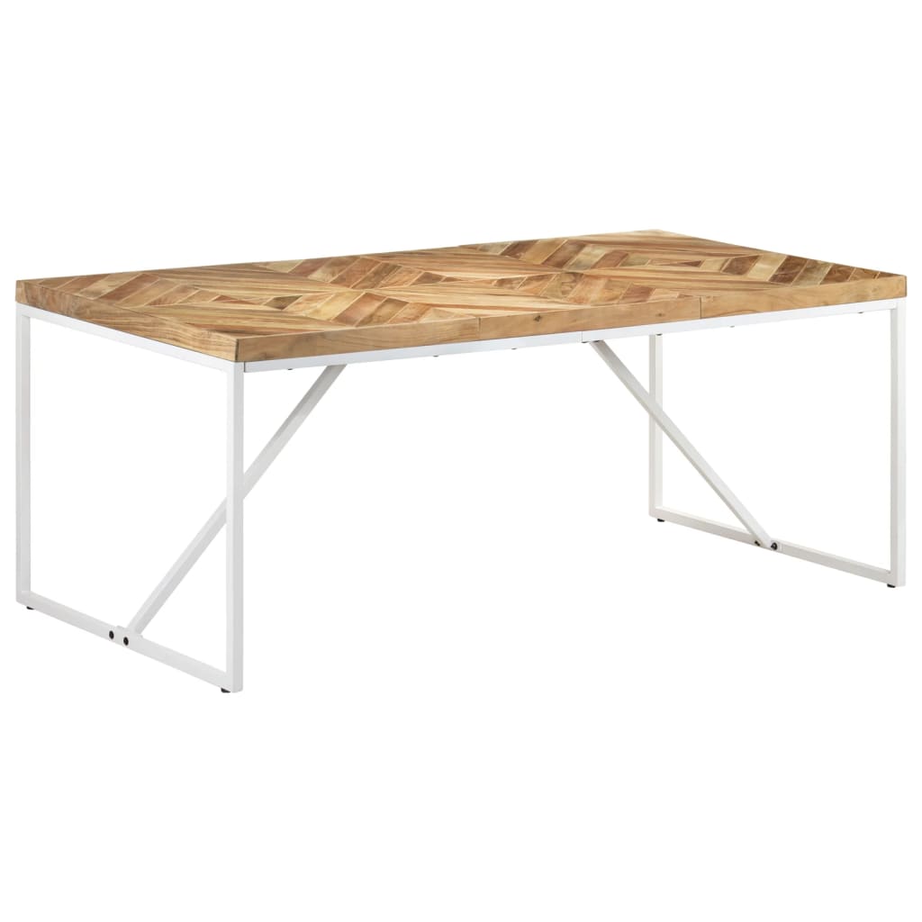 Spisebord 180x90x76 cm akacie og mango massivt træ