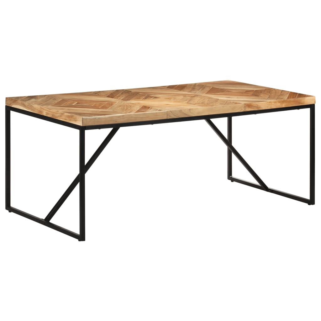 Spisebord 180x90x76 cm akacie og mango massivt træ