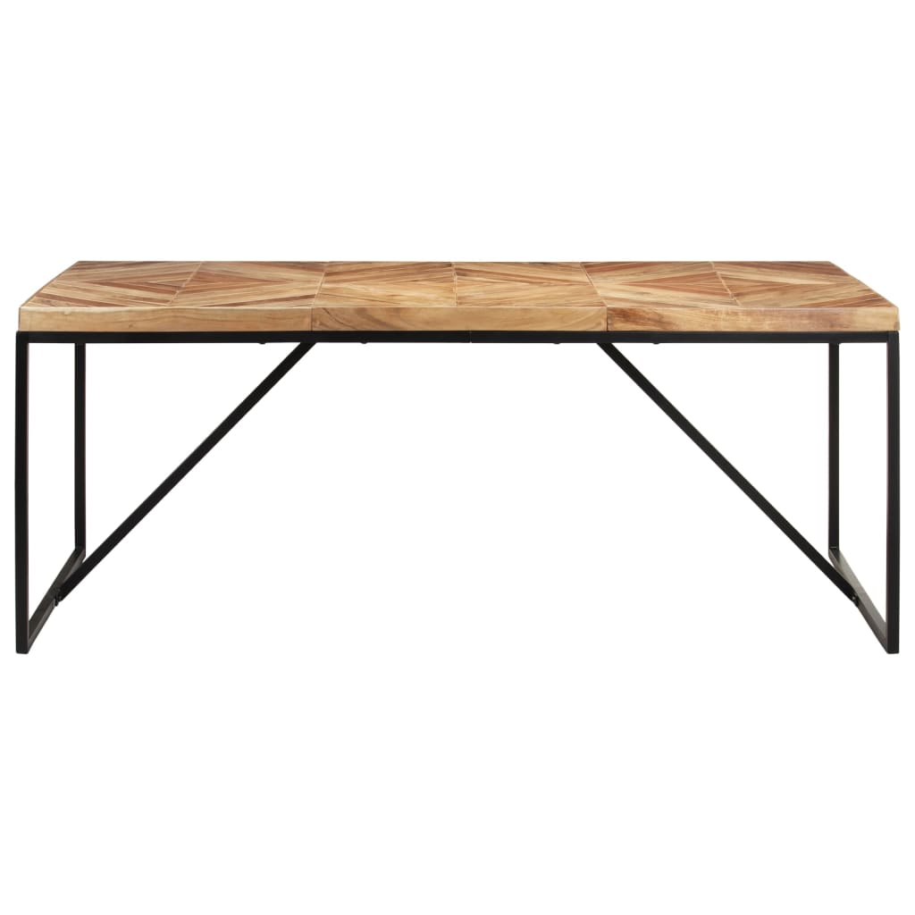 Spisebord 180x90x76 cm akacie og mango massivt træ