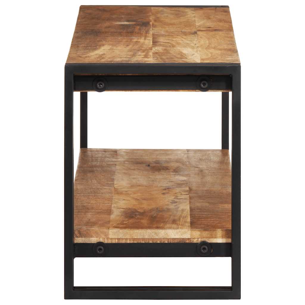 TV-Schrank 120x30x40 cm Raues Mangoholz