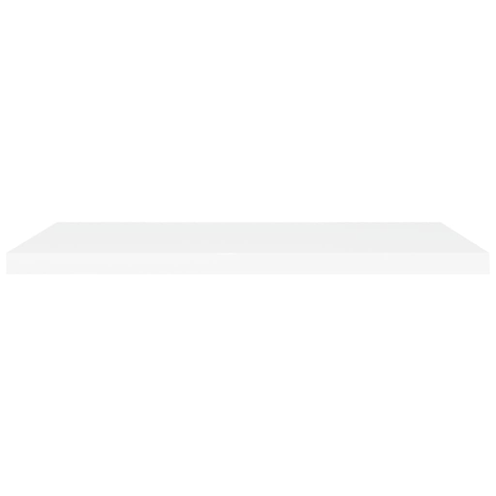 Schweberegale 4 Stk. Weiß 90x23,5x3,8 cm MDF