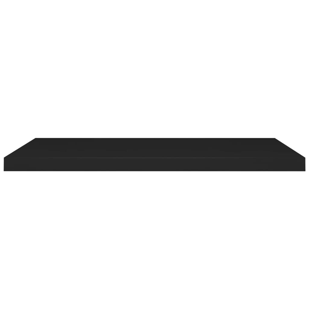 Flydende hylder 4 stk Sort 90x23,5x3,8 cm MDF