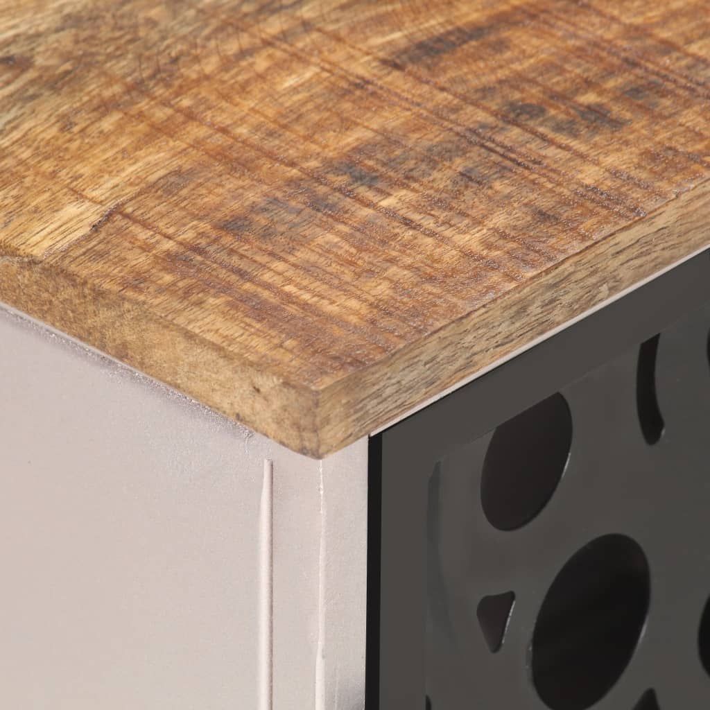 TV-skab 120x30x40 cm Groft mangotræ