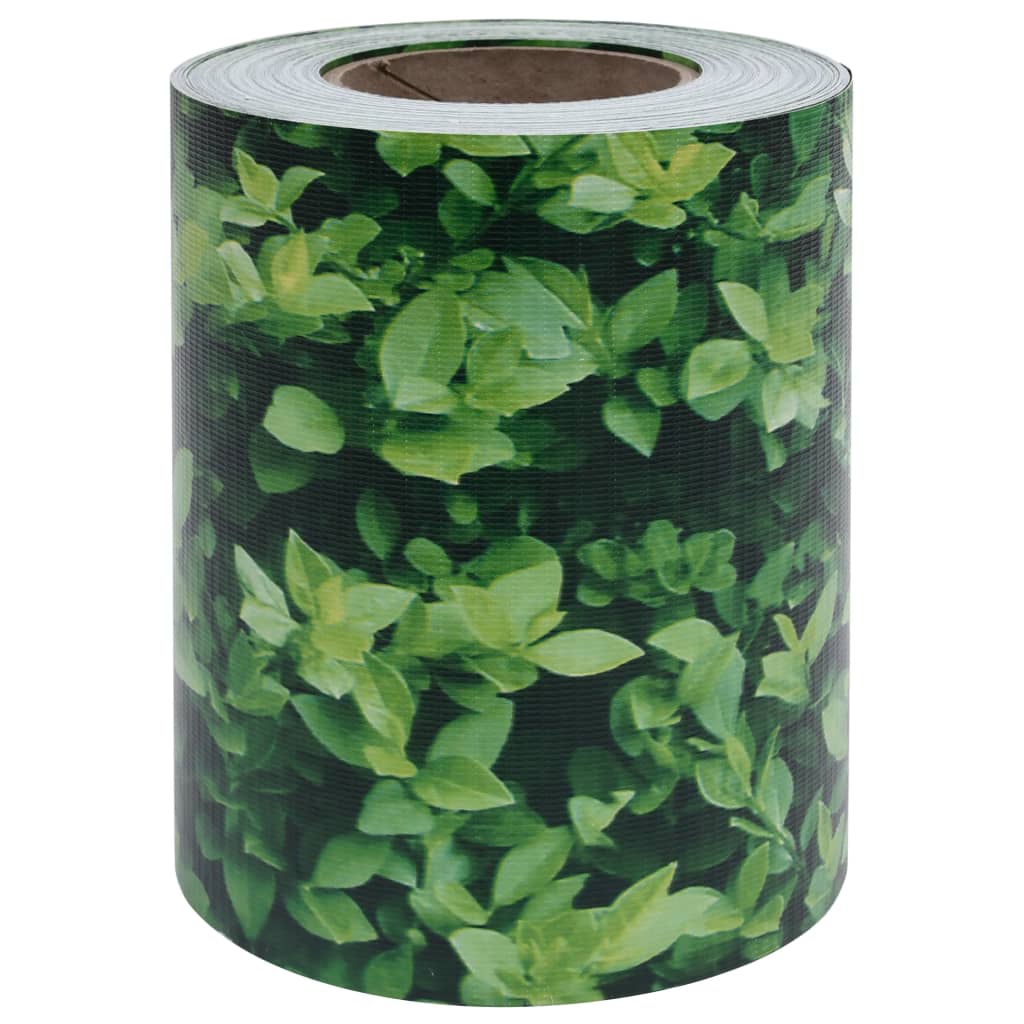 Garden Privacy Screen PVC 35x0,19 m Grøn