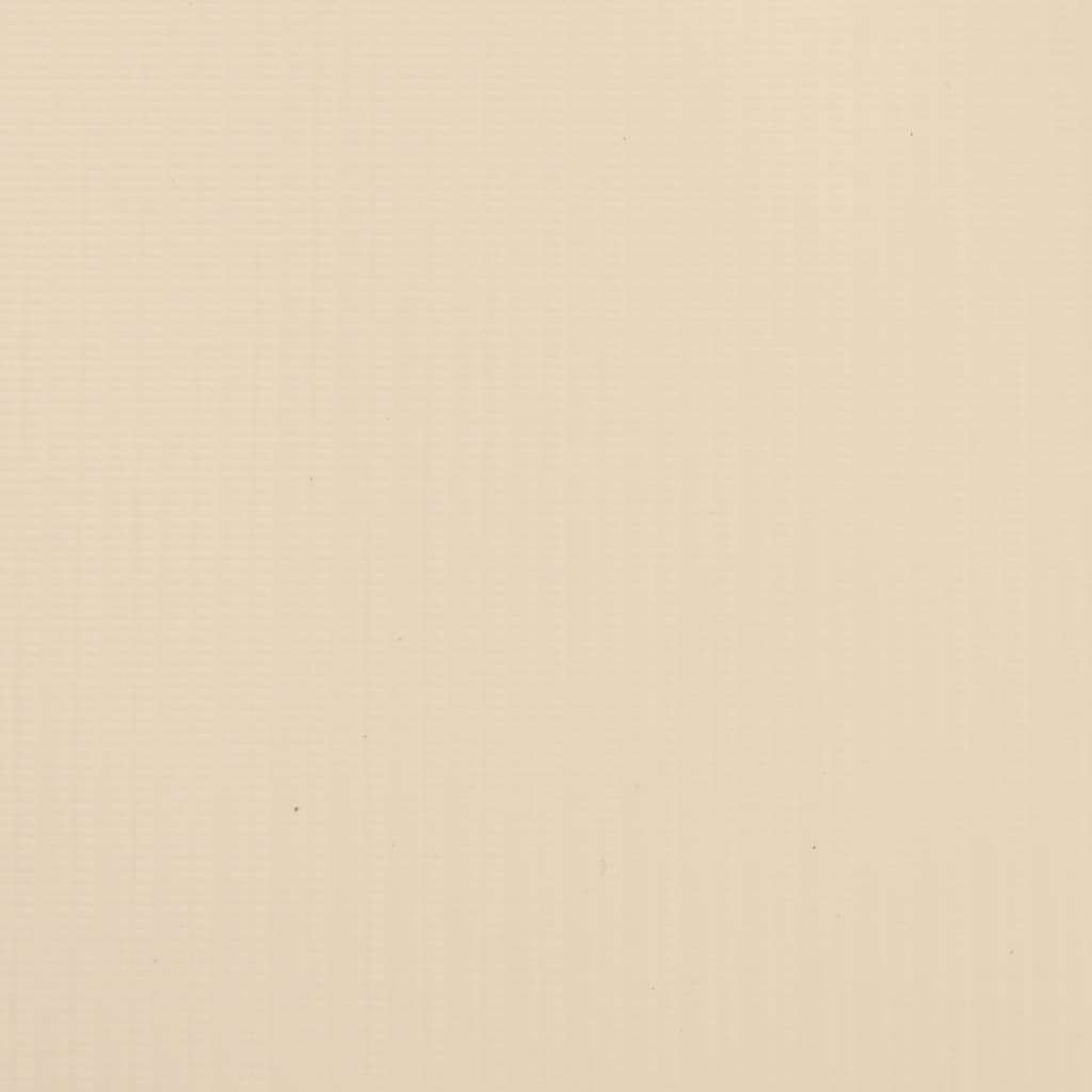 Havebeskyttelsesskærm PVC 35x0,19 m creme