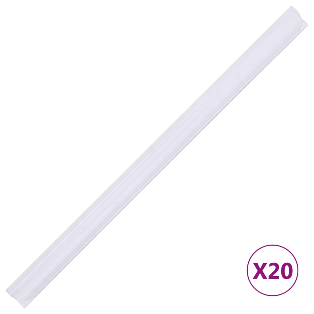 Havebeskyttelsesskærm PVC 35x0,19 m creme