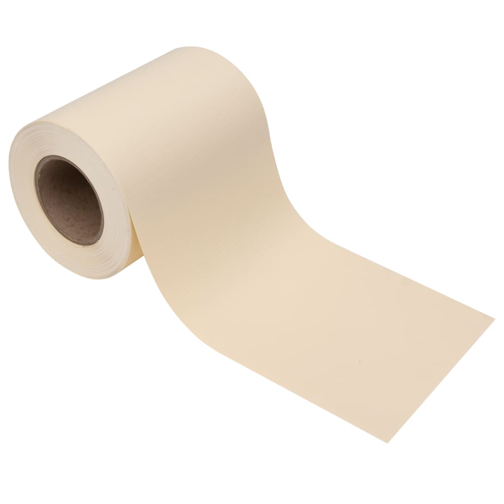 Havebeskyttelsesskærm 4 stk PVC 35x0,19 m creme
