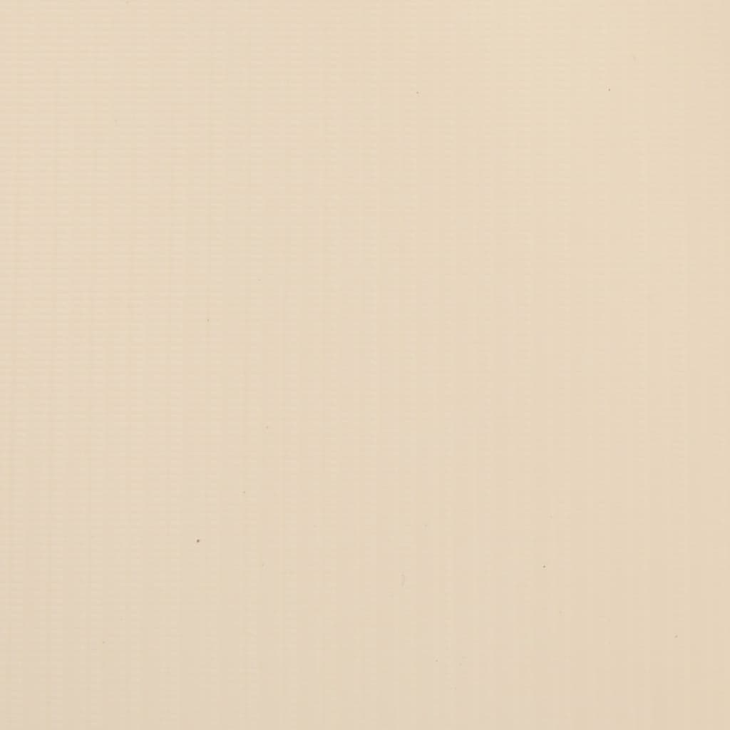 Havebeskyttelsesskærm 4 stk PVC 35x0,19 m creme