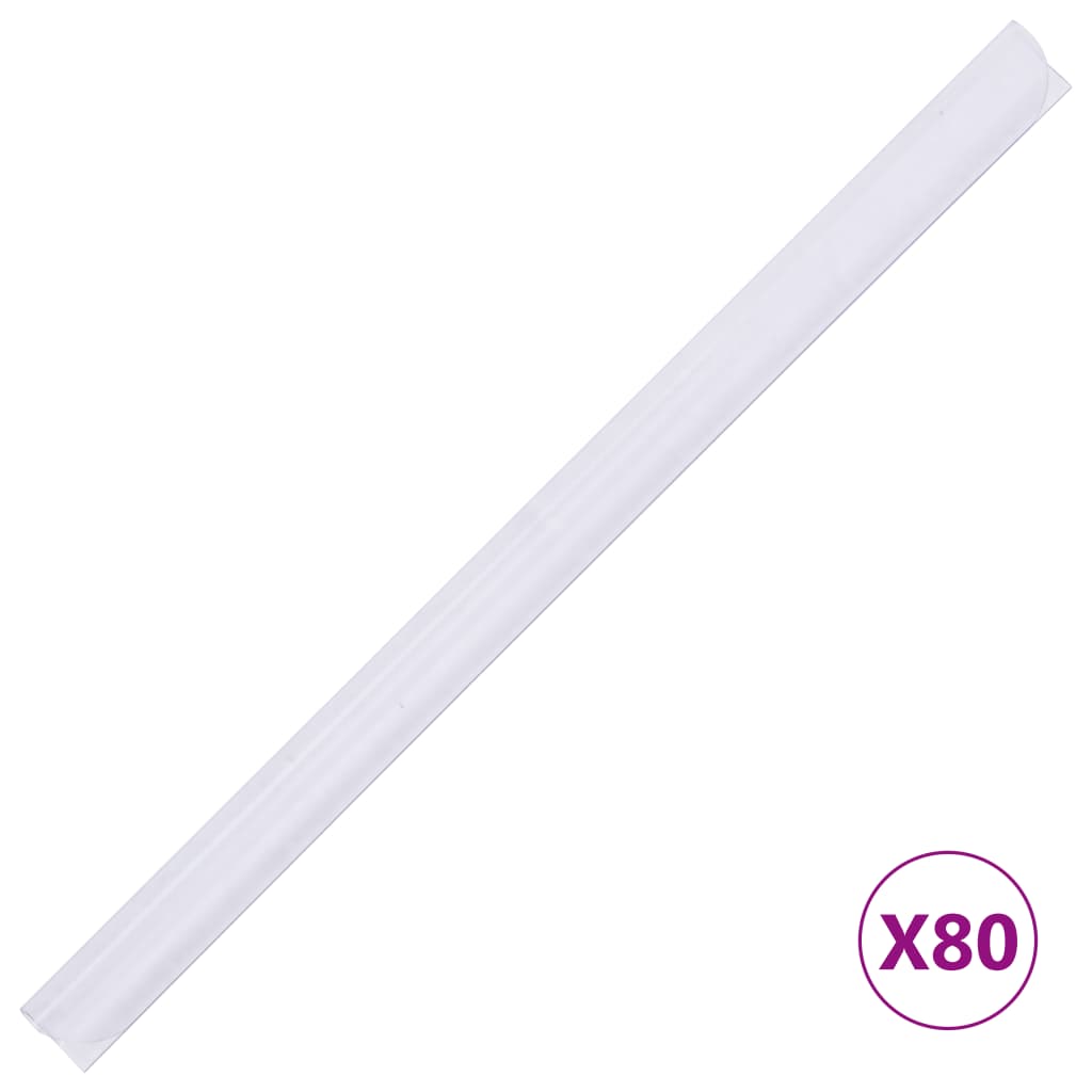 Havebeskyttelsesskærm 4 stk PVC 35x0,19 m creme