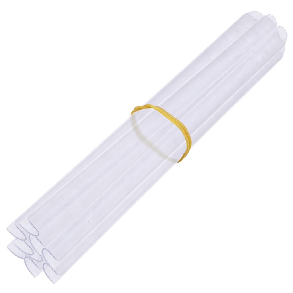 Havebeskyttelsesskærm 4 stk PVC 35x0,19 m creme