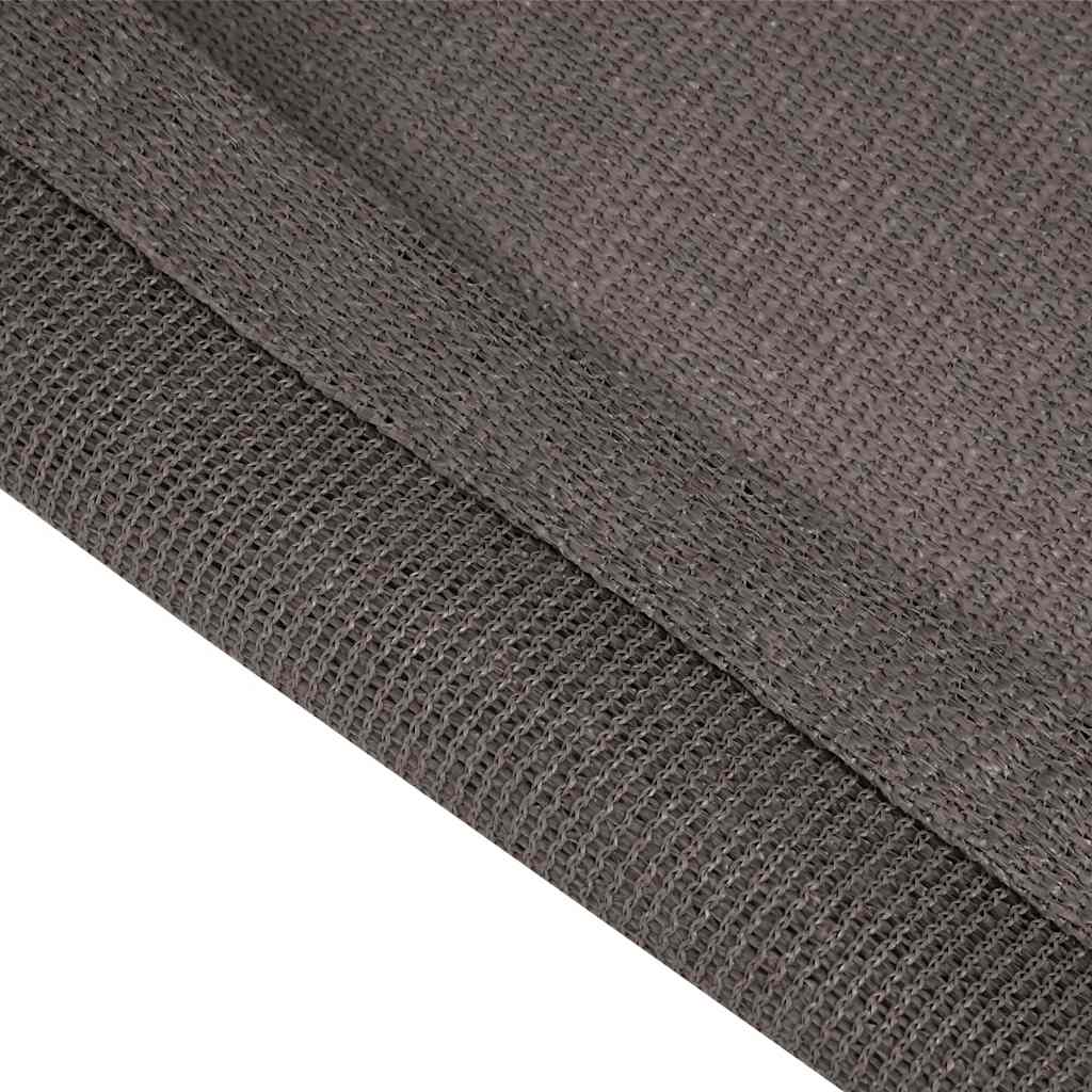 Zeltteppich 250x250 cm Anthrazit HDPE