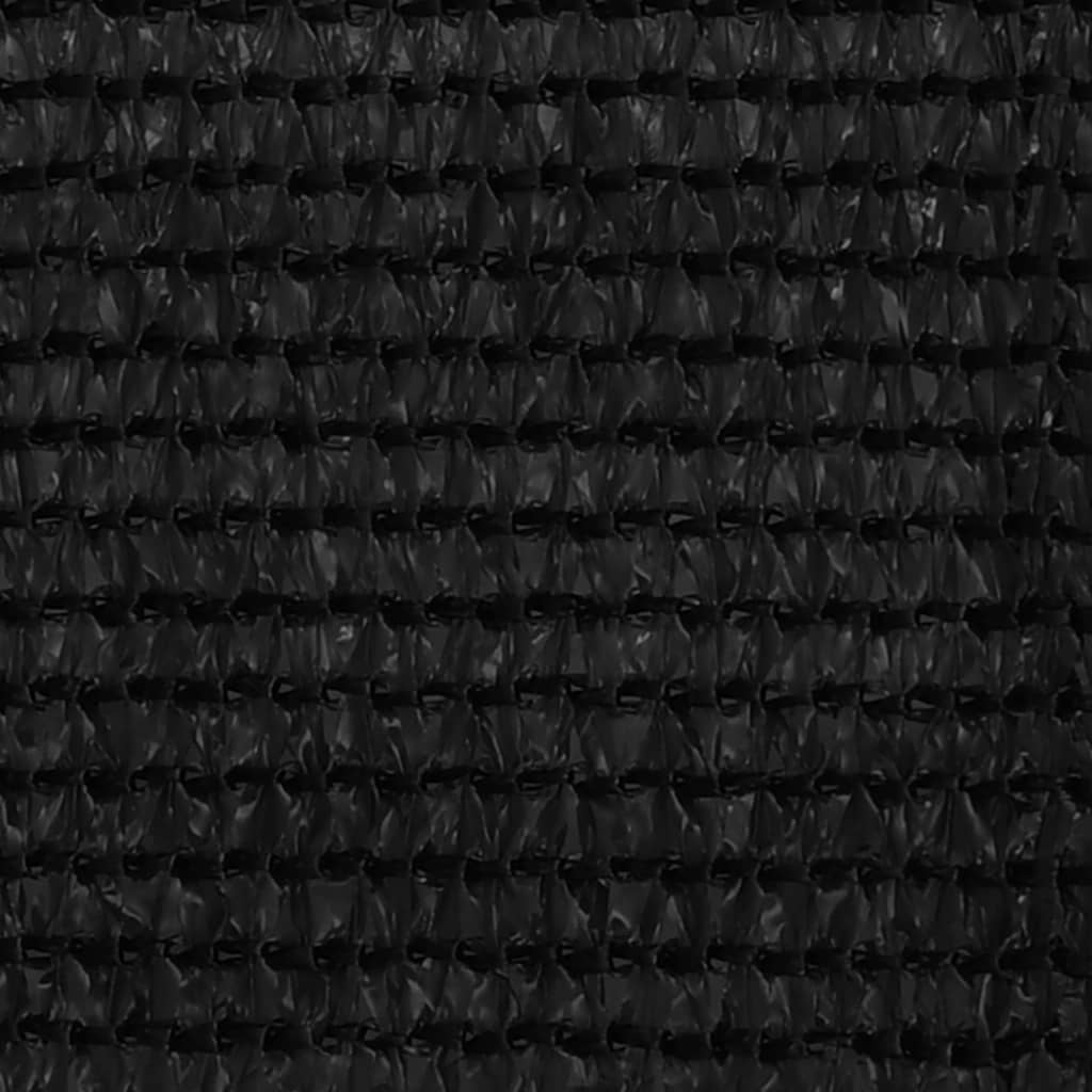 Balkon-Sichtschutz Schwarz 75x400 cm HDPE