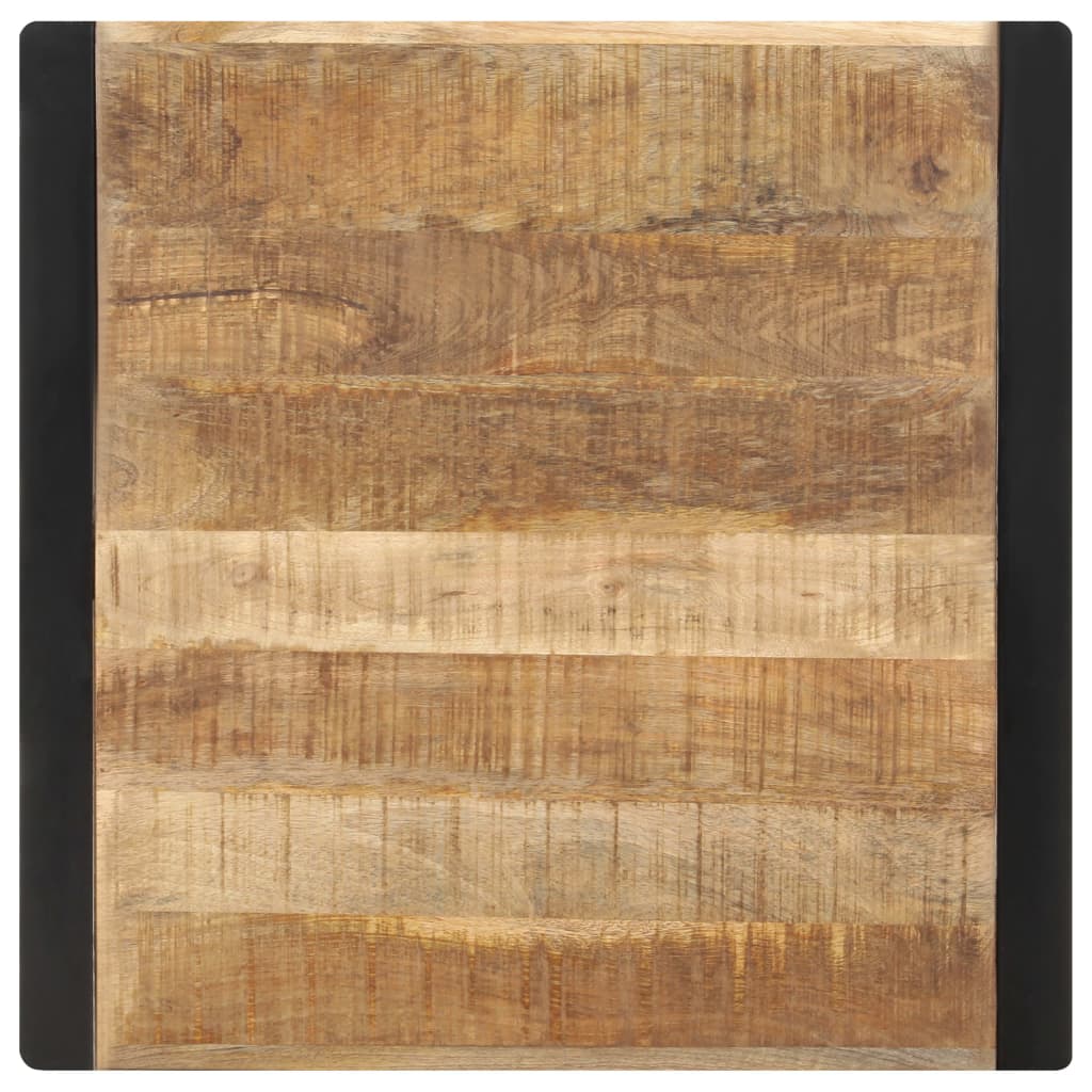 Spisebord 70x70x75 cm Groft mango massivt træ