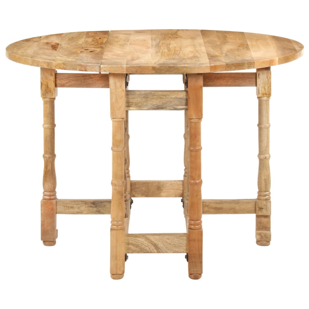 Spisebord Rundt 110x76 cm Mango Massivt Træ