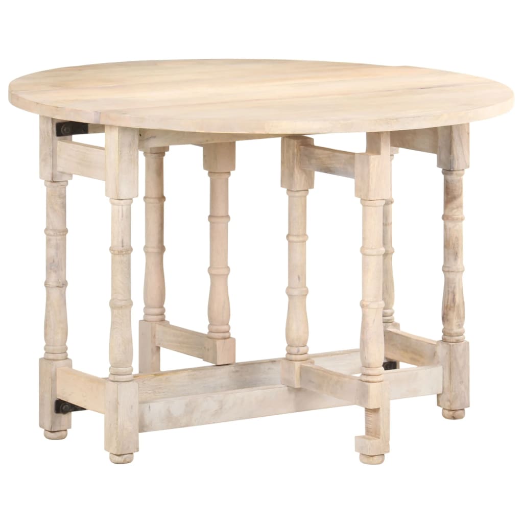 Spisebord Rundt 110x76 cm Mango Massivt Træ