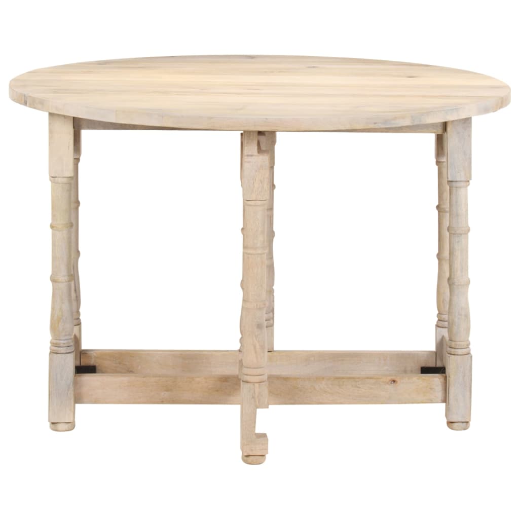 Spisebord Rundt 110x76 cm Mango Massivt Træ