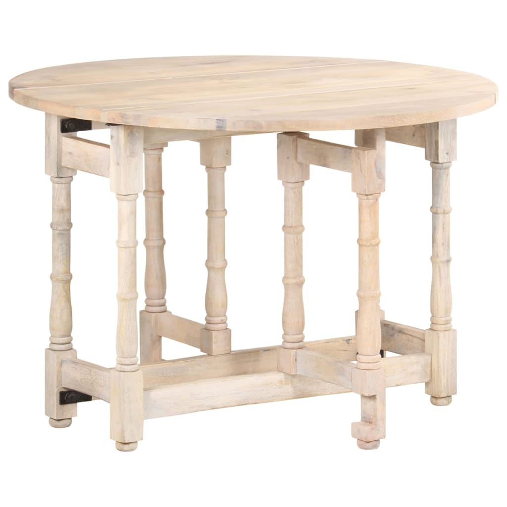 Spisebord Rundt 110x76 cm Mango Massivt Træ