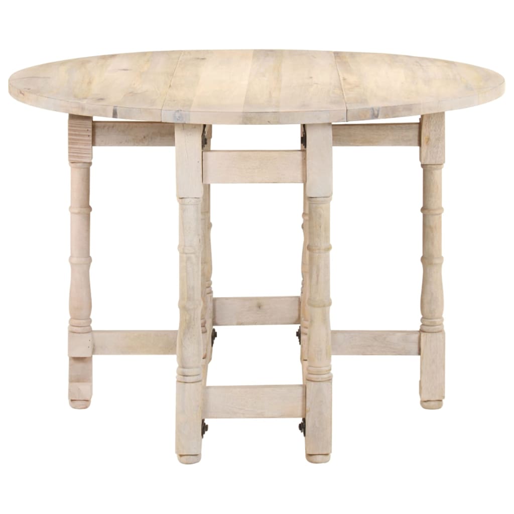 Spisebord Rundt 110x76 cm Mango Massivt Træ