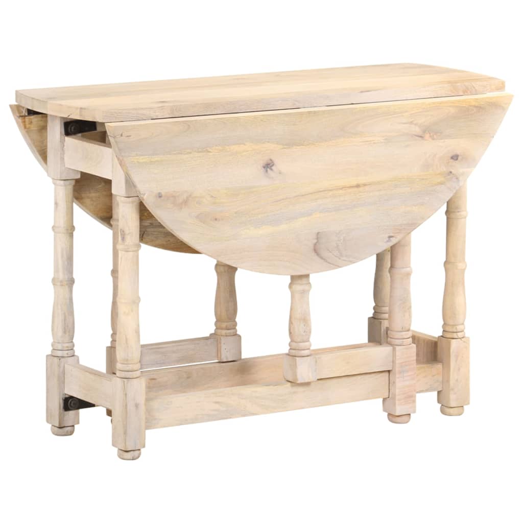 Spisebord Rundt 110x76 cm Mango Massivt Træ