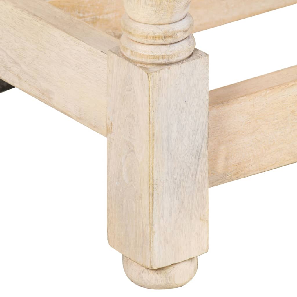 Spisebord Rundt 110x76 cm Mango Massivt Træ