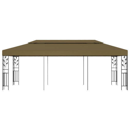 Pavillon 6x3 m Taupe 180 g/m²